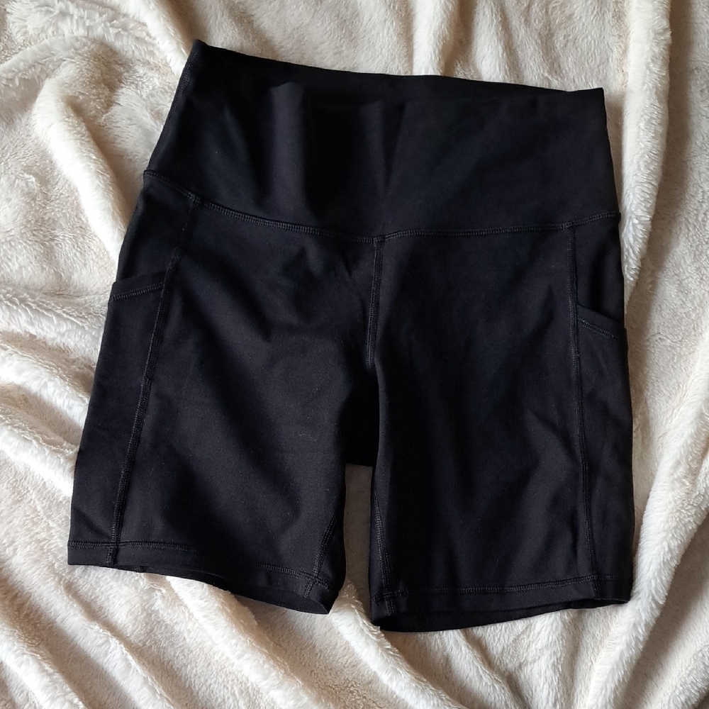 Aerie Black Bike Shorts